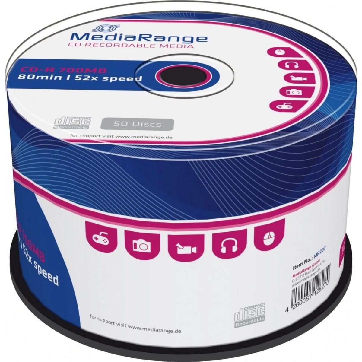 Nośniki CD, DVD, Blu-ray